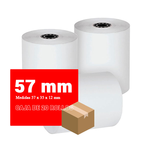 20 Rollos papel datáfono 20 Rollos papel datáfono